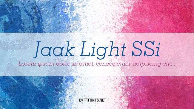 Jaak Light SSi example